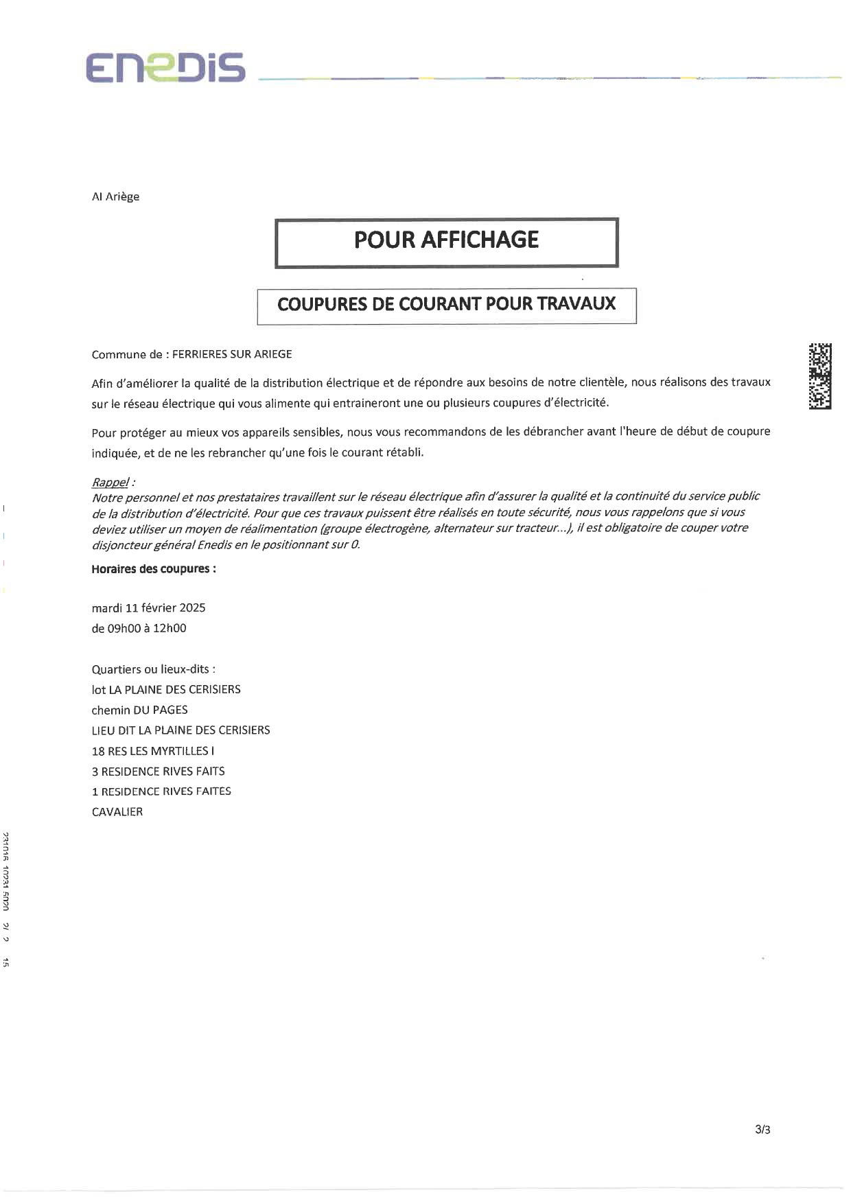 coupure Elec 11022025